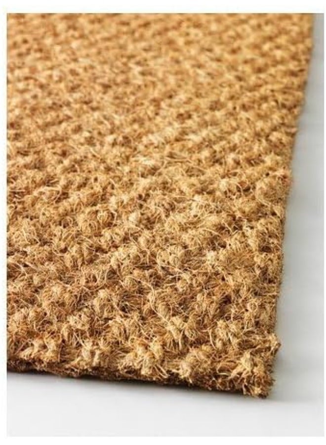 سجادة باب، لون طبيعي - 50 × 80 سم - Image 1